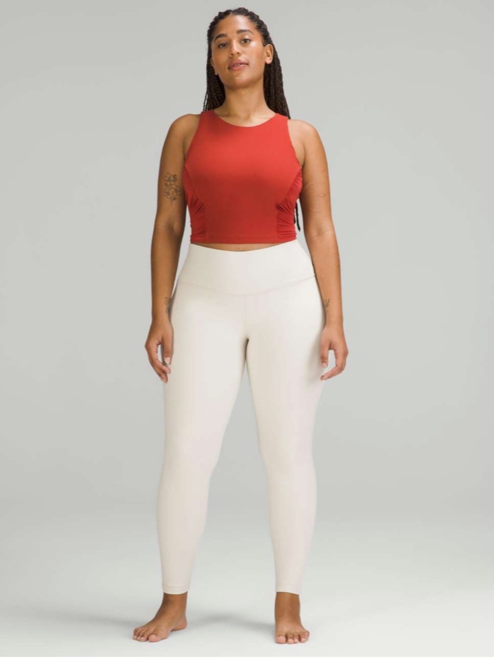 Lululemon Align Leggings  28” White Opal Full Length Yoga Size 6 Small